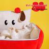 Cozy Four-Season Cat Bed: Semi-Enclosed, Warm, Secure Nest for All Seasons