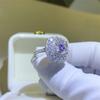Luxury D Color VVS1 Moissanite Women's Ring - Certified, Passes Diamond Tester Instantly