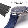 Watch Strap 20mm OMEGA Belt Watch Band SEAMASTER Omega Belt Silicone Rubber Belt Waterproof D Buckle Replacement Belt Watch Belt Strap Compatible with