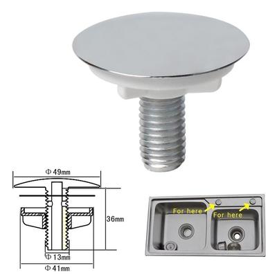 49mm Spültischarmatur Abdeckungen Armaturenlochabdeckung Dekorative Abdeckung