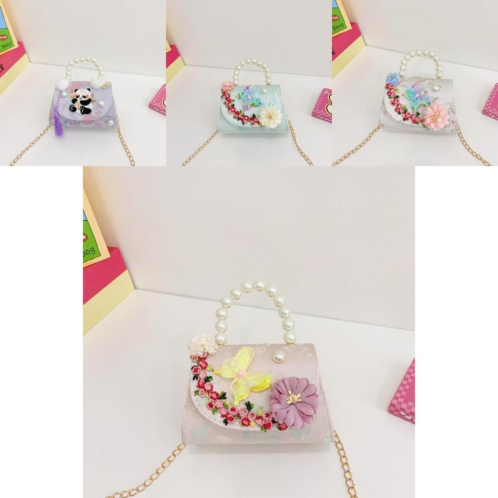 Kids Stylish Genderneutral Shoulder Bag With Cute Panda And Beautiful Chain Details