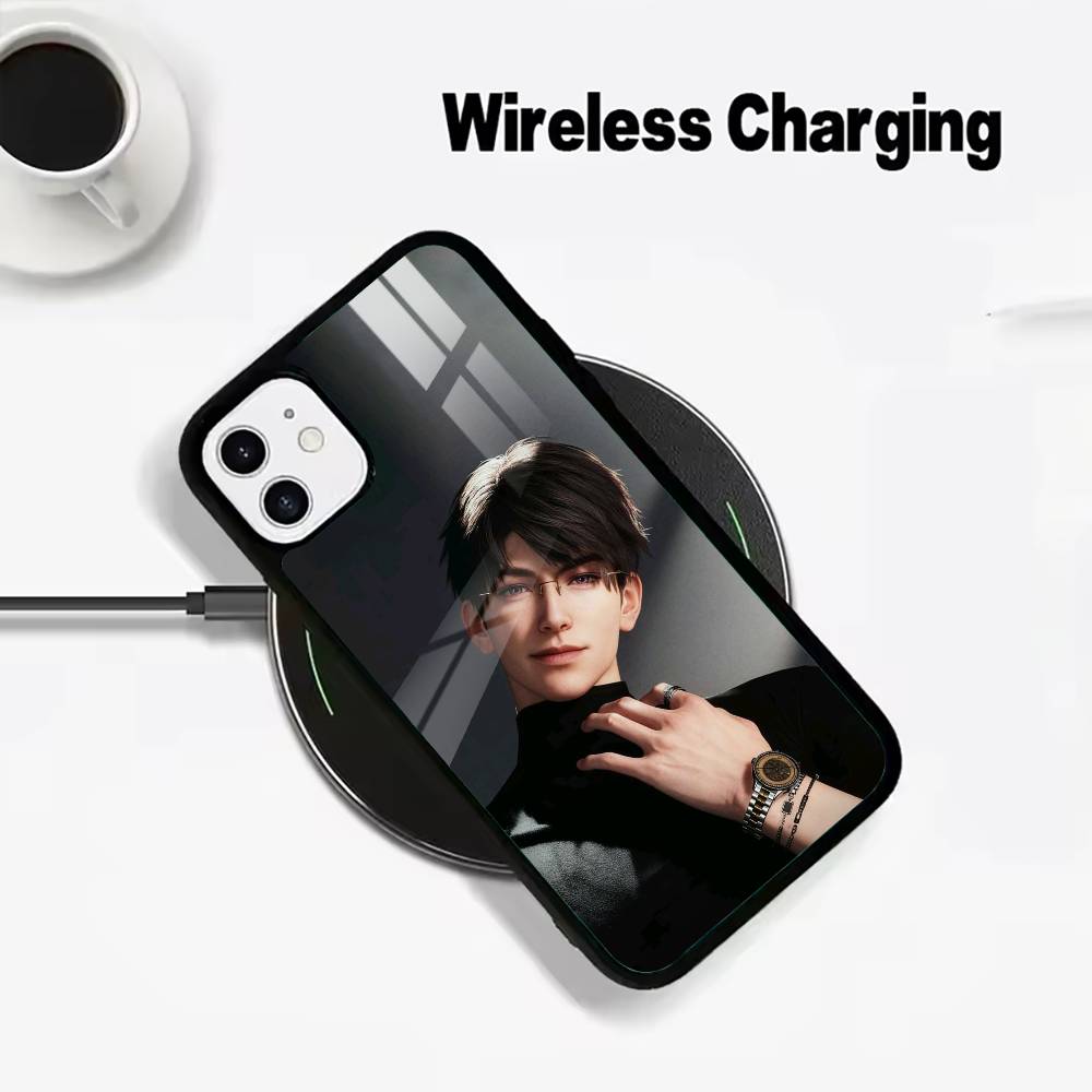 C-C-aleb-love-deep- s--space Wireless charging phone case compatible with iPhone 17/16/15/14/13/12/11