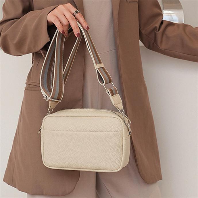 Wide Strap Women Crossbody Bags Ladies Handbags Square Bags Shoulder Sling Bags for Femele