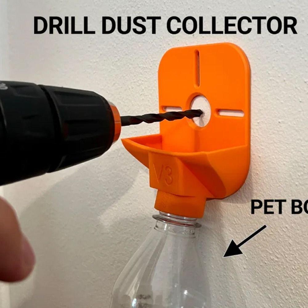 Electric Drill Dust Collector Cleaning Electrical Tool Accessories Mounted Drilling Collection Box For Kitchens, Bathrooms