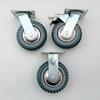 Industrielles Schwerlast-Graues Schwenkrad mit PVC