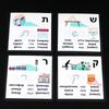 Non-Toxic 10*10Cm Baby Montessori Hebrew/Russian Alphabet Letter Word Card Learning Flashcard For Children Educational For Kids Early Toys