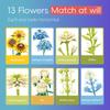 13 Flowers Building Blocks Eternal Flower Sunflower Carnation Rose Bouquet Model Bricks Girl Romantic DIY Toys  Kids Toys