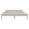 Solid Wood Bed White 180 X 200 Cm Pine