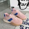 Inner height increase, red new thick-soled white shoes for women, light soft-soled casual sports shoes for women
