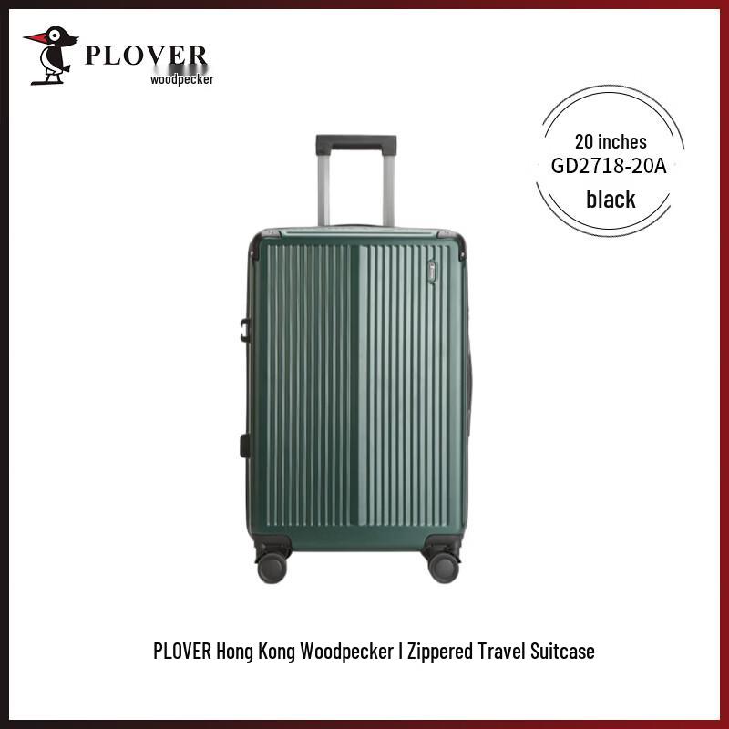 PLOVER 20-inch ABS Zipper Carry-on Suitcase