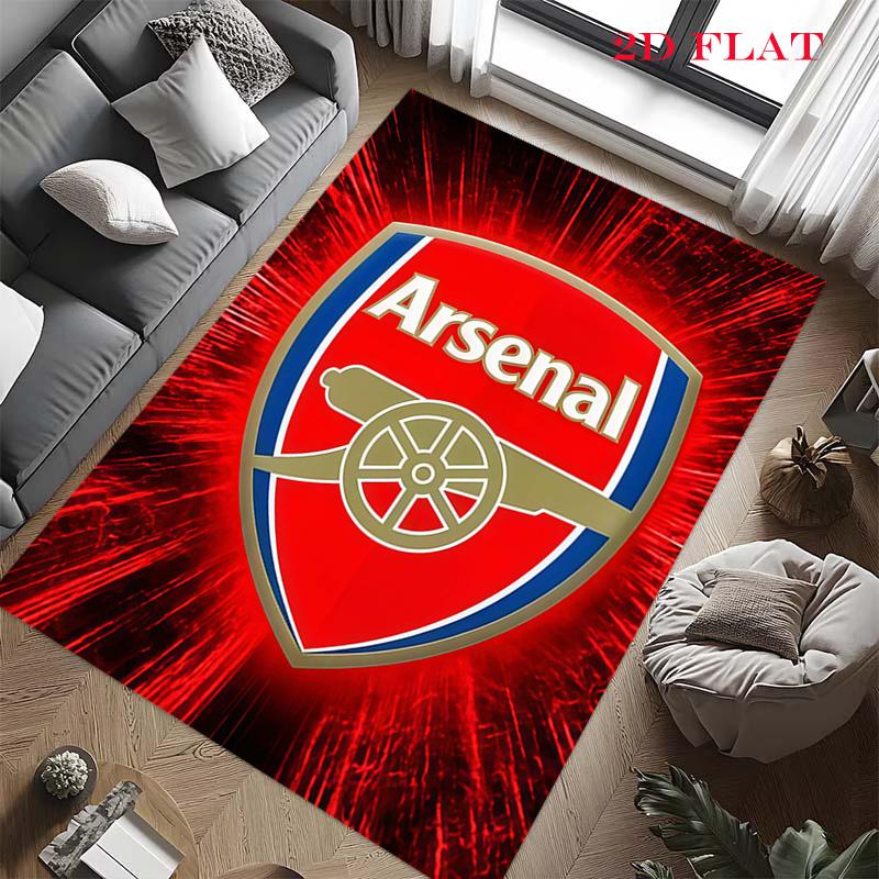 Arsenal logo Carpet Rug for Living Room Bedroom Home Sofa Decoration,Kids play Nonslip Floor Mat