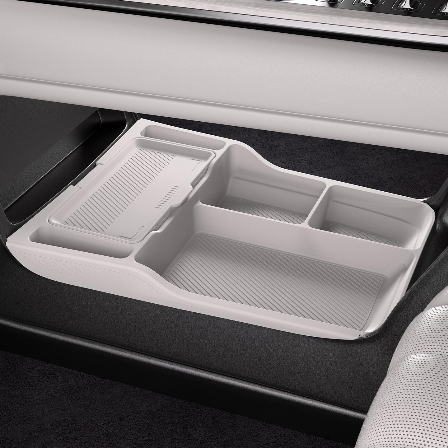 Xiaomi SU7 Center Console & Armrest Lower Storage Box - Car Interior Organizer Accessories