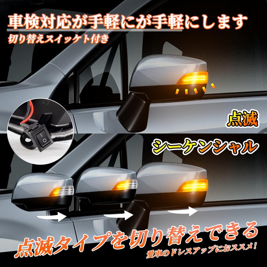 POPMOTORZ Subaru WRX S4 STI VAG/VAB Type Levorg VM Type Door Side Mirror Flowing