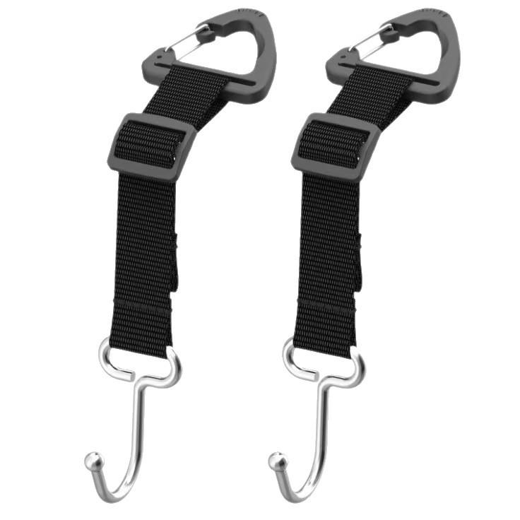 

Headrest Hooks for Vehicles, Designed to Hang Purses And Organizer Bags Behind The Car Seat чёрный