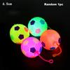 New Luminous Kids Glowing Ball Elastic Led Light Up Fun Squeeze Toys With Rope Squeaky Kid Prank Toy