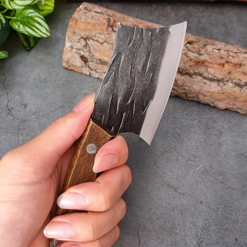Cuchillo de cocina profesional, cuchillo de cocina para cortar pescado, mango de madera de acero inoxidable, cuchillo de carnicero sin hueso, cocina de chef