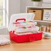 Three Layer Three Layer Storage Box Plastic Multipurpose Organizer  For Sewing Supplies