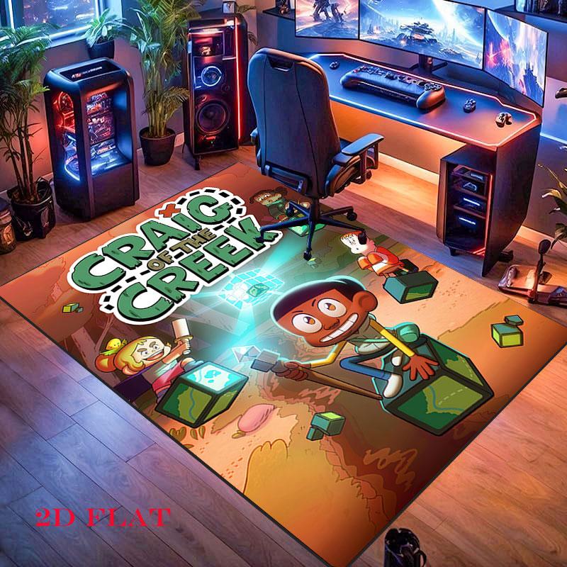 Creek Hideout Carpet Rug for Living Room Bedroom Home Sofa Decoration,Kids play Nonslip Floor Mat
