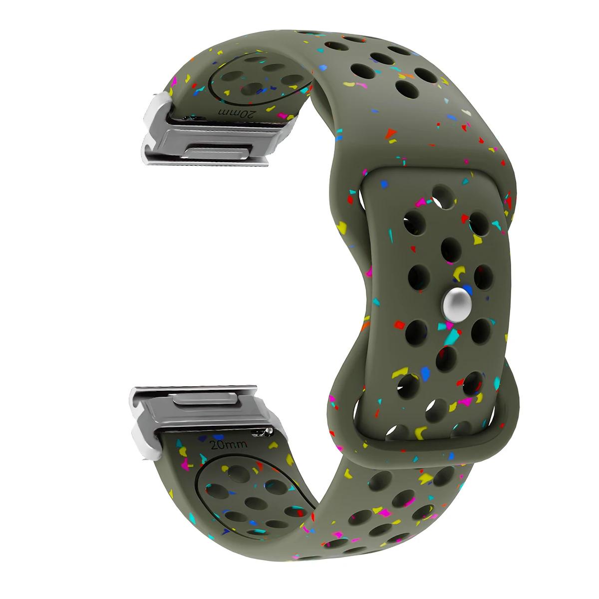 

Силіконовий Ремінець Для Годинника Garmin Fenix 8/5/5X/5XPlus/6/6X Pro/7/7x/Forerunner945 Швидкознімний Металевий Адаптер для Браслета Годинника Garmin 26mm