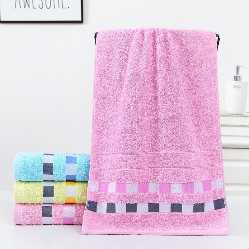 

JINGRUIXIANG Thick Soft Absorbent Cotton Towel 34x74cm (2-pack)
