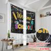 2pcs 2D Flat Printing Curtains Welcome School Banner Fabric Without Electricity All Season Party & Holiday Decor Use for