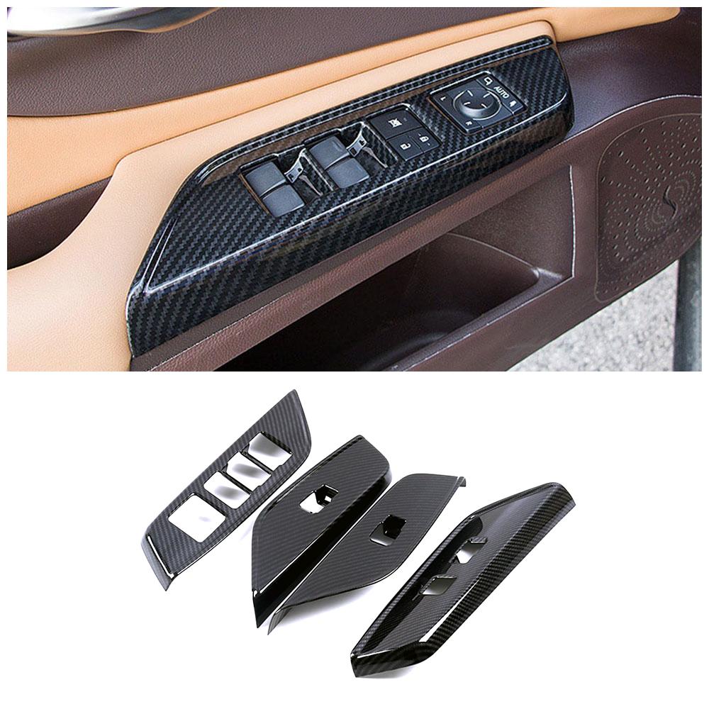 For Lexus ES ES200 ES250 ES300 ES350 2018 2023 Car Central Console Interior Part Carbon Fiber Color Refit Inner Styling