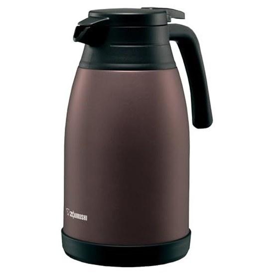 Zojirushi Stainless Steel Hand Pot 1.5L Vacuum Double Wall Bottle Wide Mouth Tabletop Insulation Cooling Brown SH-RA15-TA