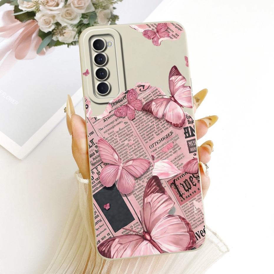 Cute Printed Phone Case For OPPO Reno4 Pro / Reno4 Soft Silicone Shockproof Cases For Oppo Reno 4 4Pro 4G Covers Bumpers
