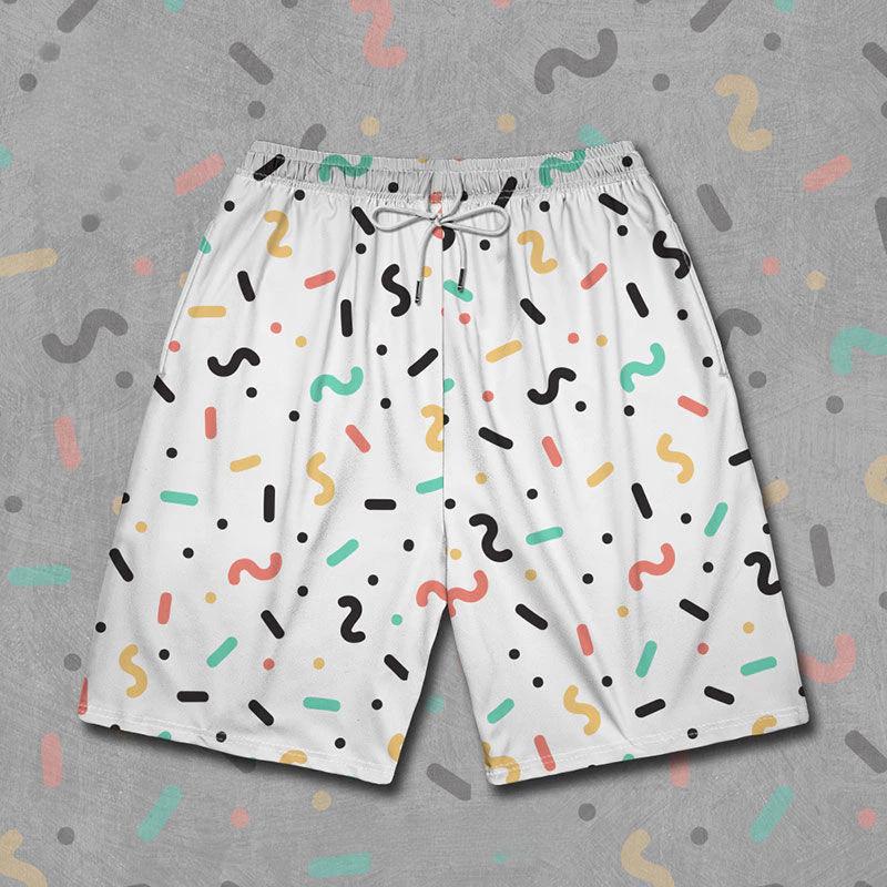 Polka Dot Boxing Muay Thai Kickboxing Training Shorts Print Quick Dry Martial Art Boxer Unisex Men Women Kid Fighting Fitness Sport Gym Workout