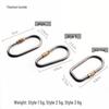 Retro Style Titanium Alloy Keychain: Outdoor EDC Carabiner with Quick Release Brass Buckle and Backpack Hanger
