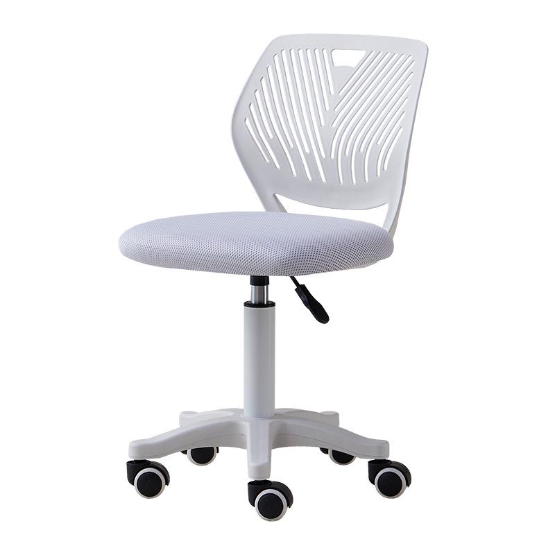 Adjustable Children's Study Chair with Back Support, Swivel Design for Bedroom and Desk