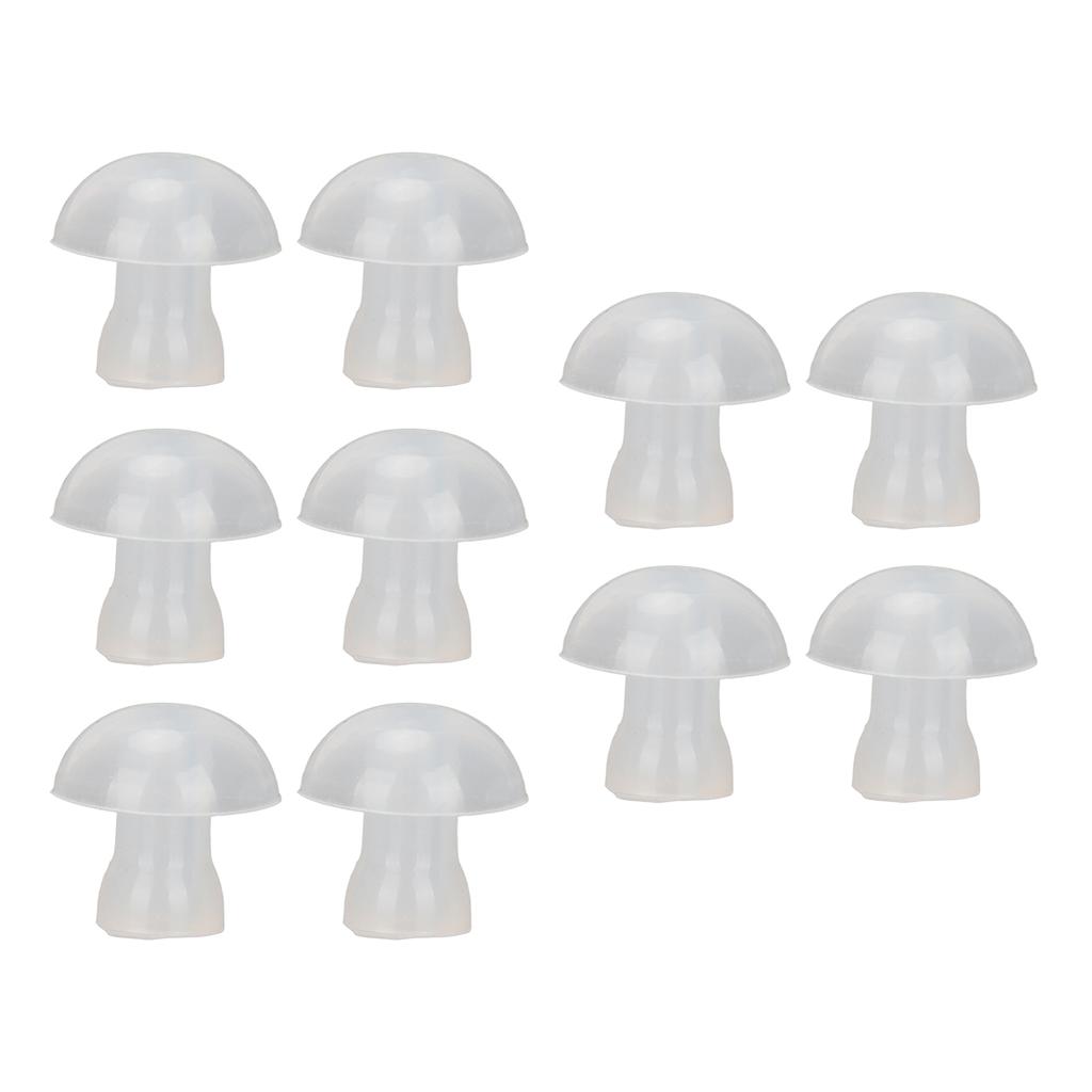 10Pcs Hearing Aid Ear Tips Soft Replacement Universal Domes Hearing Aid Ear Tips for Hearing Aid