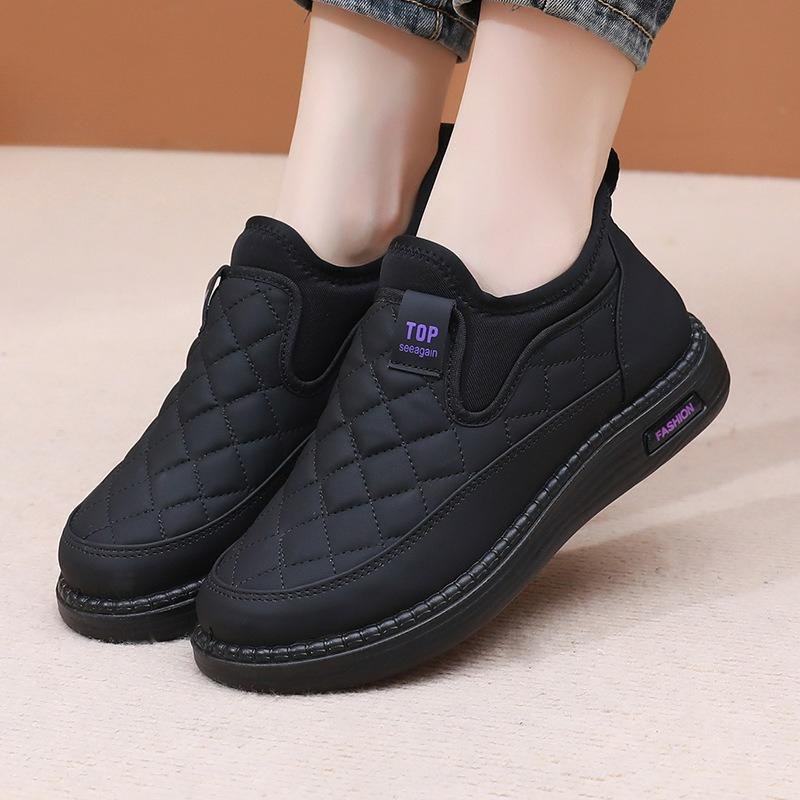 Snow Boots Winter Men's Sheep Wool Cotton Shoes Plus Velvet Thickened Dad Cotton Shoes To Keep Warm, Non-slip and Waterproof