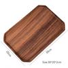 Natural Acacia Wood Serving Trays Octagonal & Rectangular Wooden Platters for Food, Coffee, Dessert, Decor, Kitchen Organizer