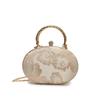 2025 New Heart-Shaped Embroidered Chain Evening Bag - Mini Crossbody & Versatile Cheongsam Handbag for Women