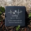 Personalisierter Haustier-Gedenkstein Gravierter Grabstein Hund Beileidsgeschenk Individuell Gravierte Hund Katze Gedenkplakette Haustierverlust Geschenke