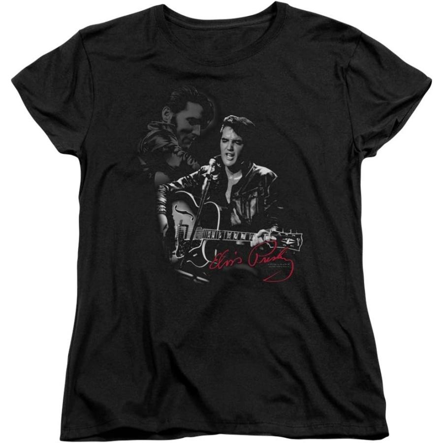 

Elvis - Show Stopper Womens T-Shirt in Black XXXXXL чорний