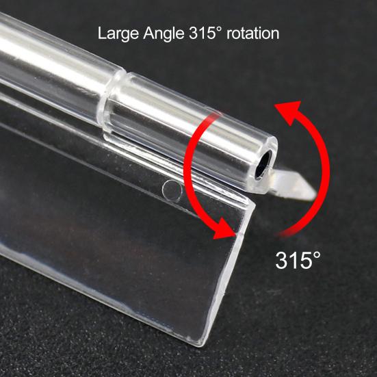 1/5 ks Akrylové čiré panty Samolepicí skládací panty Jednoduchá instalace Náhradní panty do skříněk a zásuvek Kování Nářadí