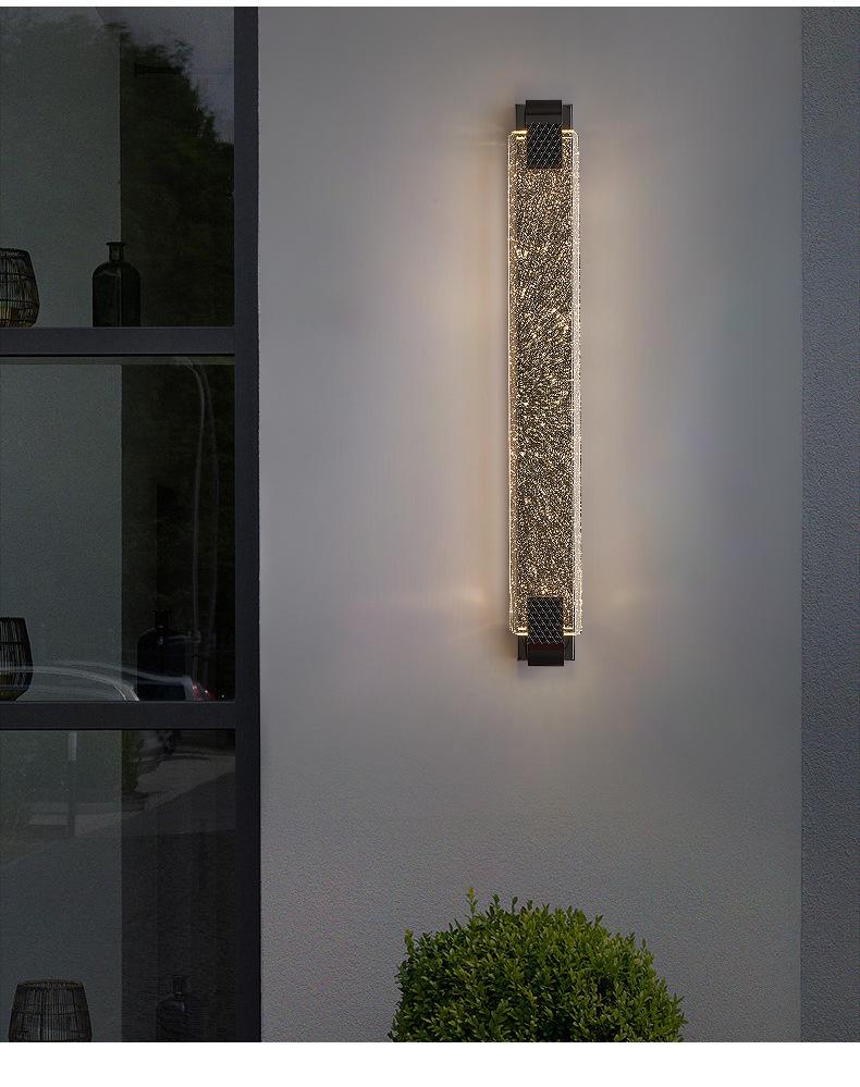 Postmodern Crystal Wall Lamp: Elegant Lighting for Living Rooms, Entrances, Aisles, Stairways, and Bedside Décor