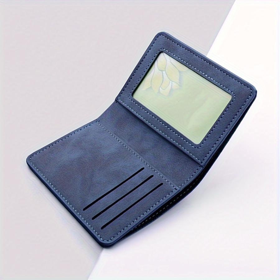 1pc Men's Vintage PU Leather Mini Wallet with Multi-Card Slots, Ultra-Thin Driver's License Holder