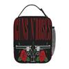 Guns N Roses Band Lunch Bag Retro Lunch Box School Portable Thermal Lunch Bags Graphic Cooler Bag