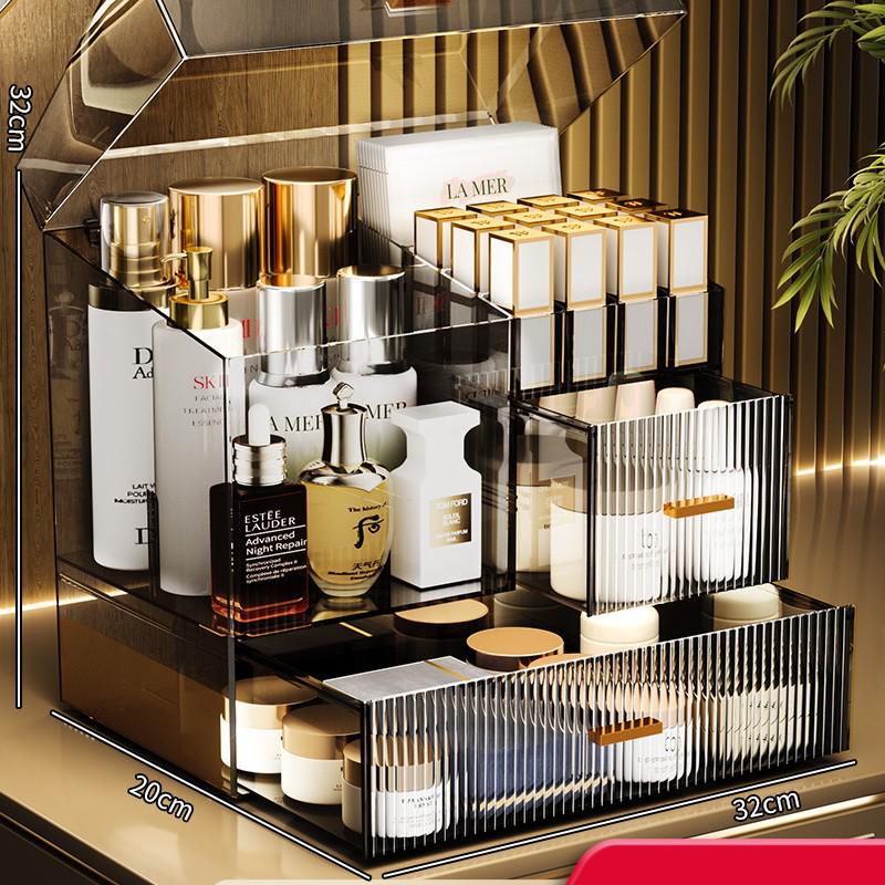 Dustproof Skincare & Cosmetic Organizer with Large Capacity