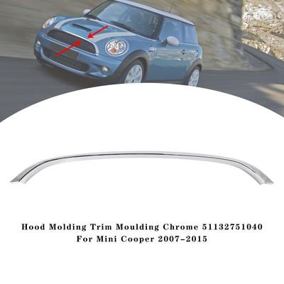 Moldura do Capô Moldura Cromada 51132751040 Para Mini Cooper 2007-2015