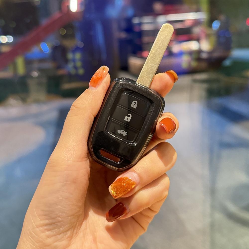 2 3 4 butoane TPU Husa pentru chei de masina Carcasa pentru Honda Accord 2016 2017 Civic 2018 2019 Accesorii fara cheie de la distanta