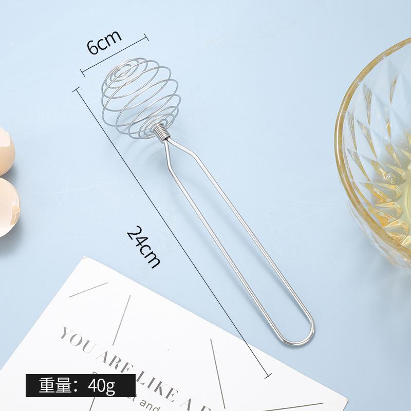 

Взбивайте идеально воздушные яйца каждый раз с помощью нашего многофункционального миксера для яиц с прочным пружинным венчиком из нержавеющей стали