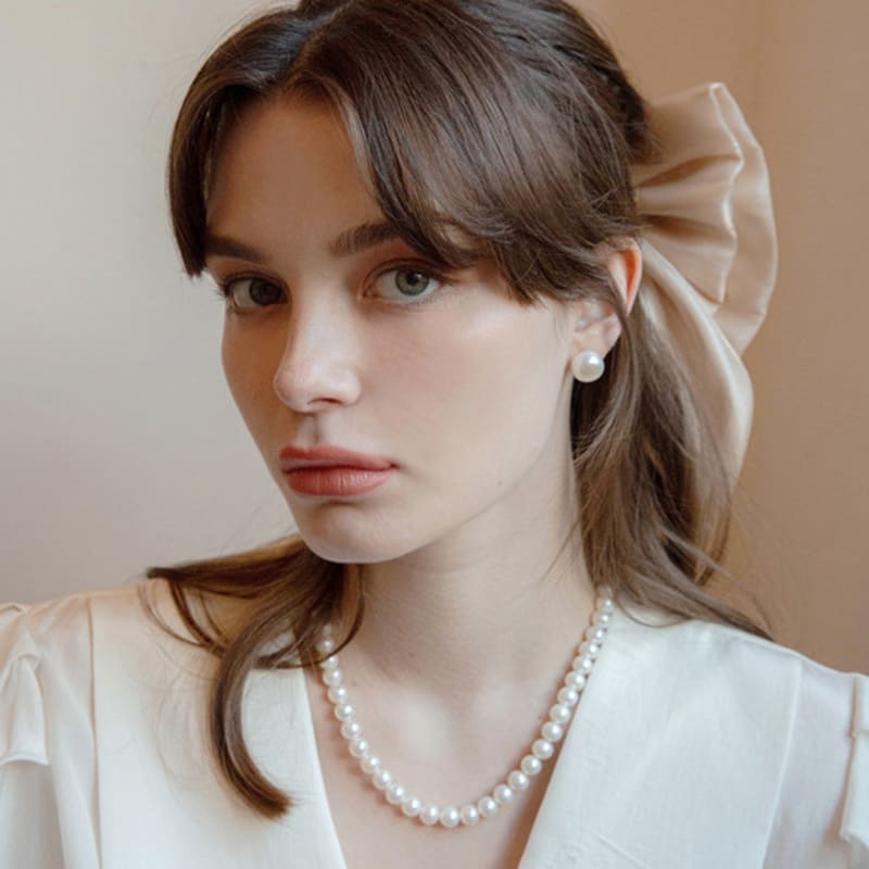 Jean Paul Clarisse Glam Shining Ribbon Pin JP-22-068AB