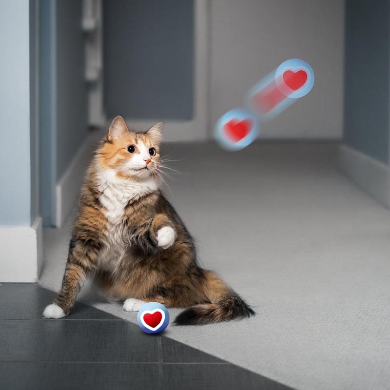 

Игрушка Двигающийся Мяч для Собаки в Форме Сердца Автоматический Прыгающий Мяч USB Перезаряжаемая Игрушка для Домашних Животных для Маленьких Средних Больших Щенков United States
