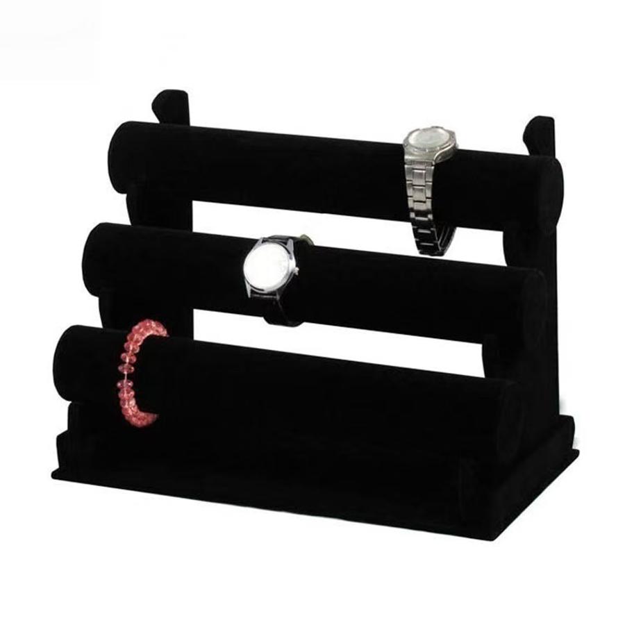 Watch Storage Stand, Suitable for Storing and Organizing Watches, Bracelets, and Necklaces Available in Colors: Black, Gray.