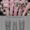 Blumen Fuchs Transparente Silikon-Nagelformen DIY Nagelkunst Dekoration Maniküre Design Werkzeuge 3D Acryl-Nagelkunst Schnitzform Anhänger