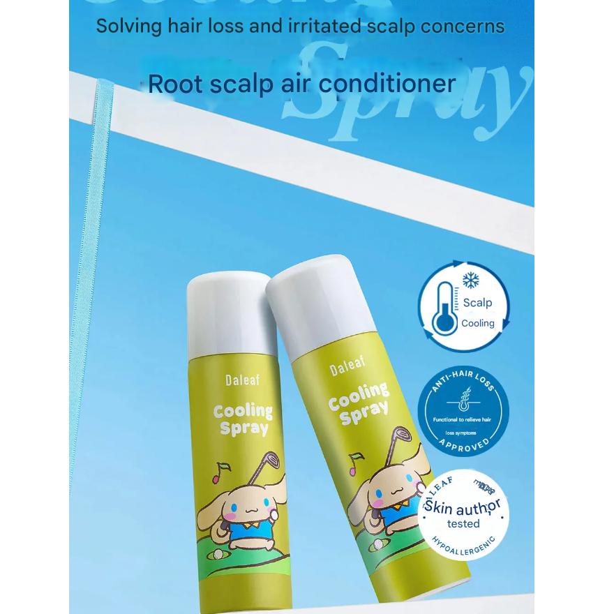 [Współpraca Sanrio Cinnamoroll] Daleaf Chlorella Better Root Chłodzący Spray 100ml ×2 (1+1) (3 opcje)